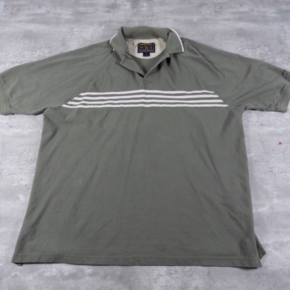 Woolrich Other - y2k woolrich polo shirt boxy striped mens xl